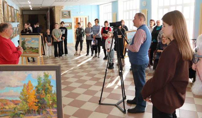Персональная выставка Владимира Башкирова в Новокуйбышевске
